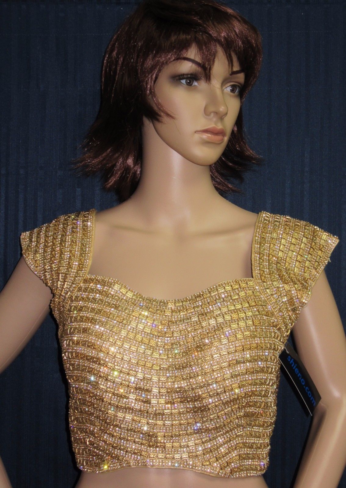 gold evening blouses